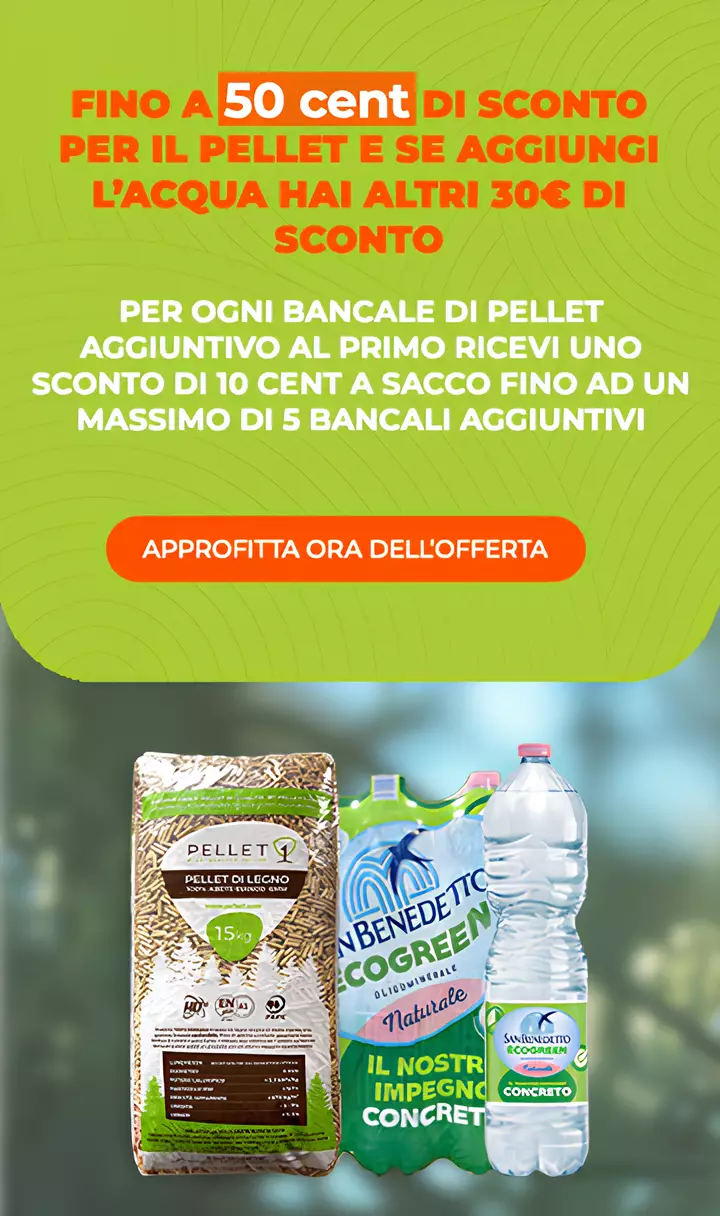 promo pellet e acqua - mobile